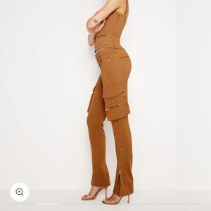 NWT Good American Good Legs Cargo Pants, size 0 25